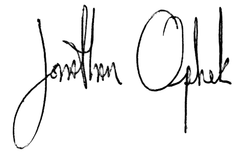 Jon Ophek Signature